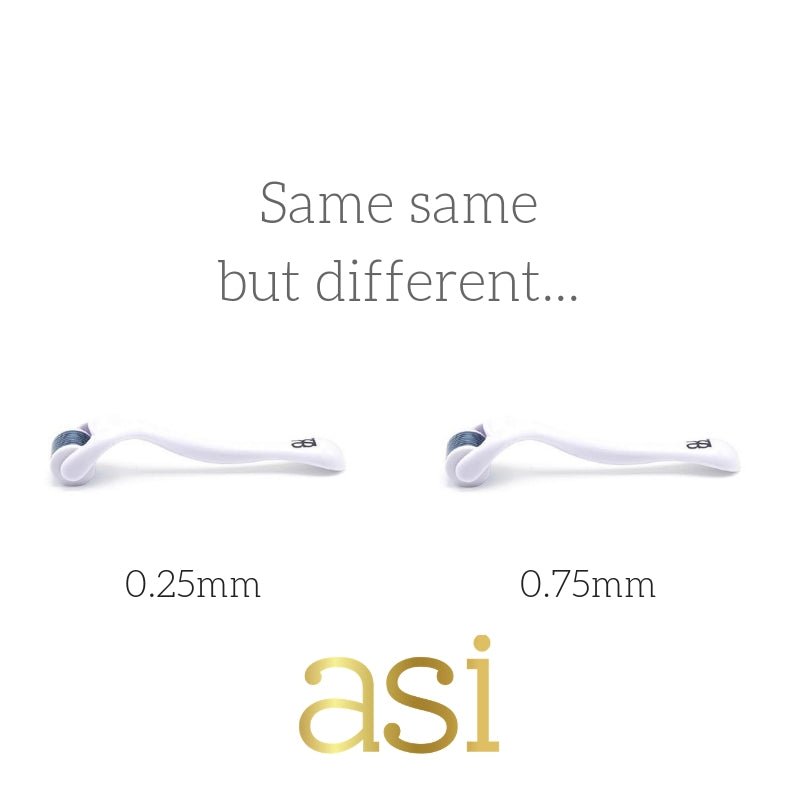 EXPLAINED: The difference between 0.25mm & 0.75mm Dermal Roller - Australian Skin Institute