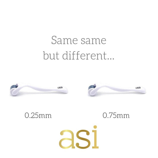EXPLAINED: The difference between 0.25mm & 0.75mm Dermal Roller - Australian Skin Institute